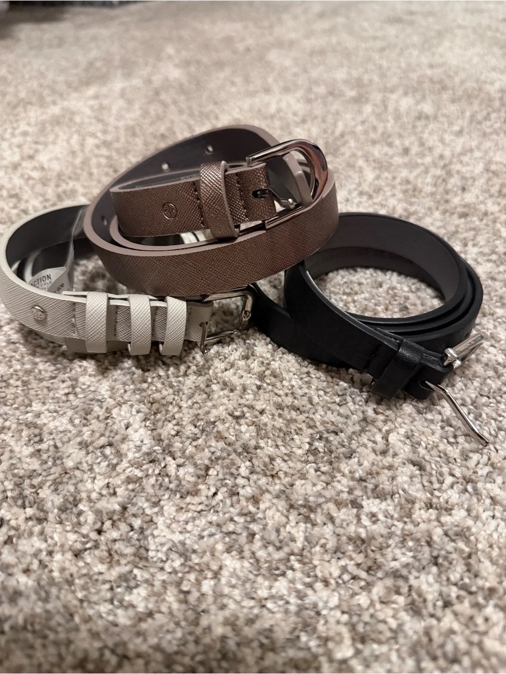 Reaction Kenneth Cole 3-pack women’s belt set